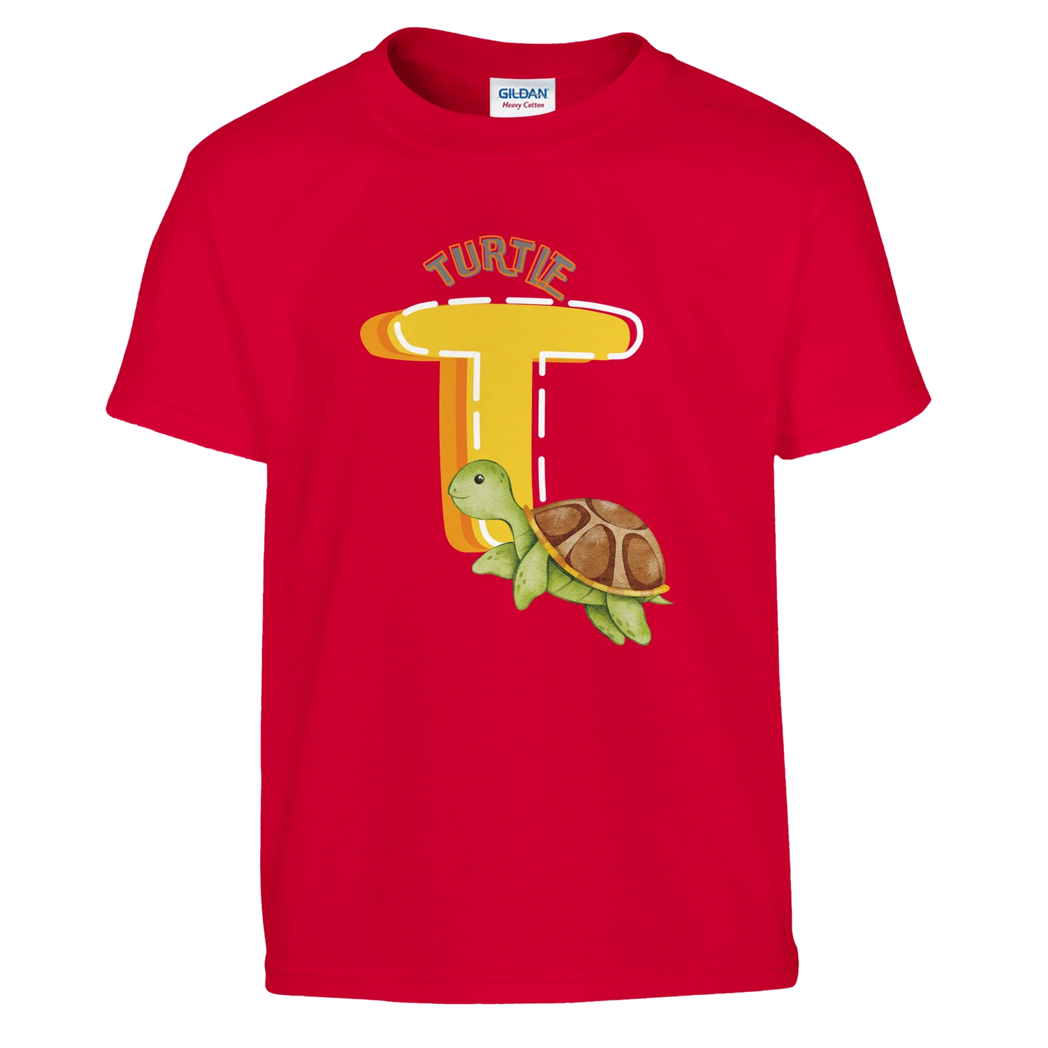 Toddler T-shirt 2T, 3T, 4T, and 5T Alphabet Letter